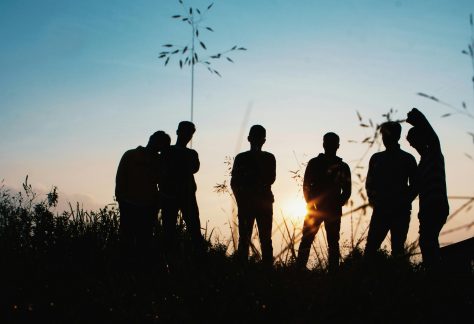 Young People Silhouette