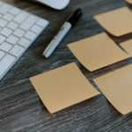 Sticky Notes on Desk